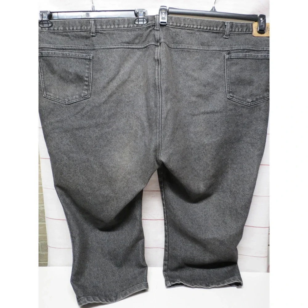 MVP Big Men's Black Denim Short Jeans or Long Shorts 64x24